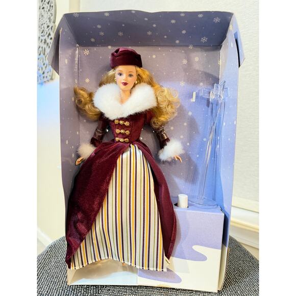 Barbie Music Victorian Ice Skater Special Edition Doll Mattel New in Box - Picture 7 of 9